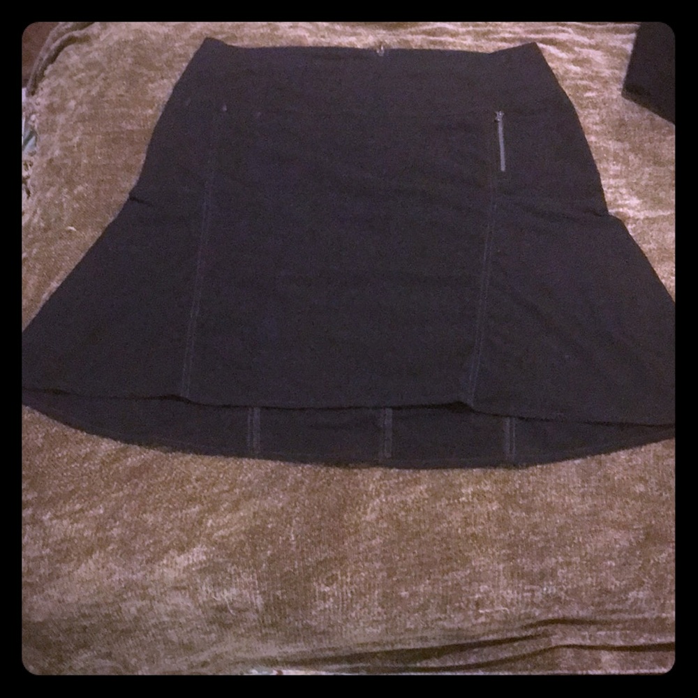 Black quick dry skirt